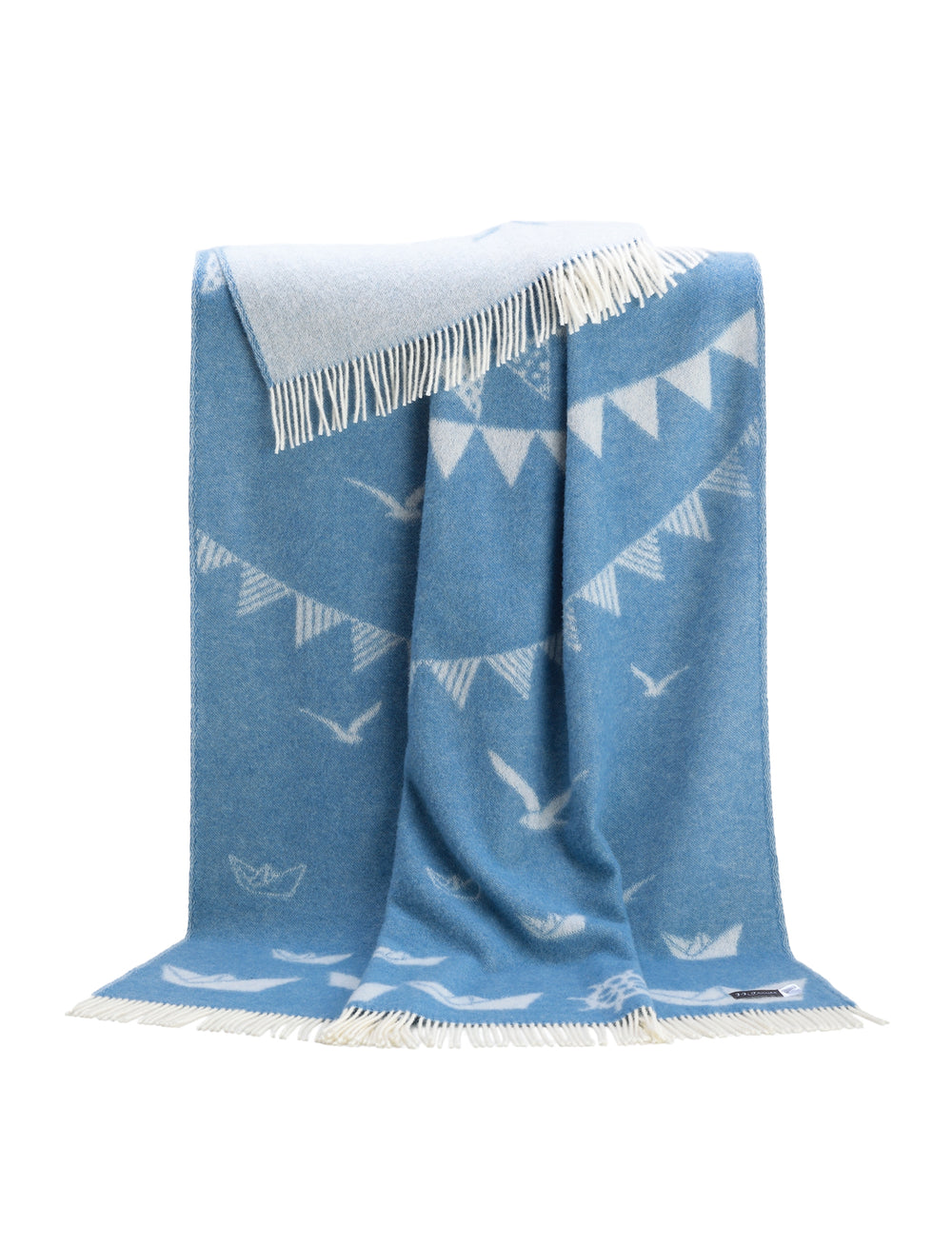 Birds and Bunting Wool Throw